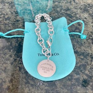 Return to Tiffany Round Tag Bracelet